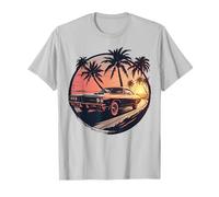 Estilo Retro de American Lovers Muscle Cars Camiseta