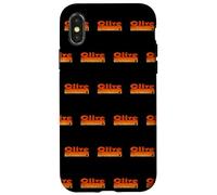 Estilo retro de los 80 en Clive, Iowa Carcasa para iPhone X/XS