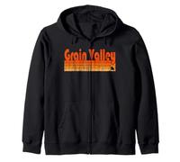Estilo retro de los 80 en Grain Valley, Missouri Sudadera con Capucha