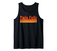 Estilo retro de los 80 en Twin Falls, Idaho Camiseta sin Mangas