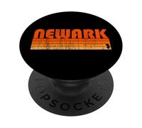 Estilo retro de los años 80 de Newark, New Jersey PopSockets PopGrip Adhesivo
