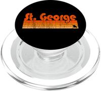 Estilo retro de los años 80 de St. George, Missouri PopSockets PopGrip para MagSafe