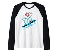 Estilo Retro del 45 Aniversario de Danger Mouse & Penfold Camiseta Manga Raglan