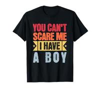 Estilo Retro del día de la Madre You Can't Scare Me I Have a Boy Camiseta