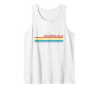 Estilo Retro Documental Camiseta sin Mangas