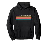 Estilo Retro Documental Sudadera con Capucha