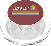 Estilo Retro Lake Placid Nueva York al Aire Libre PopSockets PopGrip para MagSafe
