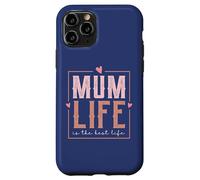 Estilo Retro Love Mum Life Is The Best Life For My Best Mum Carcasa para iPhone 11 Pro