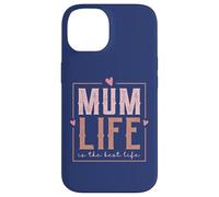 Estilo Retro Love Mum Life Is The Best Life For My Best Mum Carcasa para iPhone 14