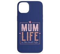 Estilo Retro Love Mum Life Is The Best Life For My Best Mum Carcasa para iPhone 14 Plus