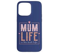 Estilo Retro Love Mum Life Is The Best Life For My Best Mum Carcasa para iPhone 15 Pro MAX