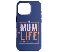 Estilo Retro Love Mum Life Is The Best Life For My Best Mum Carcasa para iPhone 16 Pro