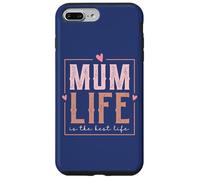 Estilo Retro Love Mum Life Is The Best Life For My Best Mum Carcasa para iPhone 7 Plus/8 Plus