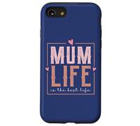 Estilo Retro Love Mum Life Is The Best Life For My Best Mum Carcasa para iPhone SE (2020) / 7/8