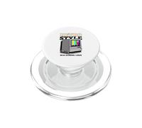 Estilo Retro Old School Love (Vintage TV Graphic) PopSockets PopGrip para MagSafe