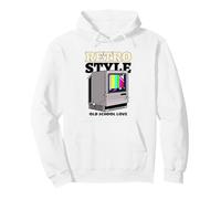 Estilo Retro Old School Love (Vintage TV Graphic) Sudadera con Capucha