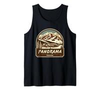 Estilo Retro Panorama Canadá al Aire Libre Camiseta sin Mangas