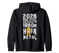 Estilo Retro Rock Hair Metal de los 80 2026 Sudadera con Capucha