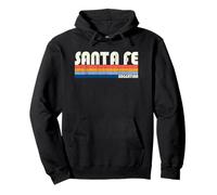 Estilo retro vintage de los 70 y 80 Santa Fe, Argentina Sudadera con Capucha
