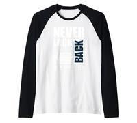 Estilo Urbano Never Look Back Nueva York 1990 Streetwear Camiseta Manga Raglan