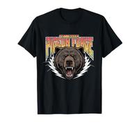 Estilo Urbano Vintage de Pigeon Forge Smoky Mountains Bear Camiseta
