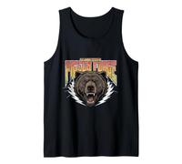 Estilo Urbano Vintage de Pigeon Forge Smoky Mountains Bear Camiseta sin Mangas