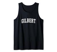 Estilo Varsity Personalizado Nombre Clásico Gilbert Camiseta sin Mangas