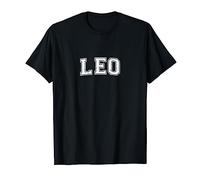 Estilo Varsity Personalizado Nombre Clásico Leo Camiseta