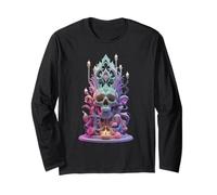 Estilo Vector Diseño Unisex Divertido para Hombres Mujeres tee Manga Larga