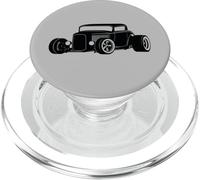 Estilo Vintage Custom Treinta Retro Hot Rod Coche Ilustración PopSockets PopGrip para MagSafe