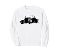 Estilo Vintage Custom Treinta Retro Hot Rod Coche Ilustración Sudadera