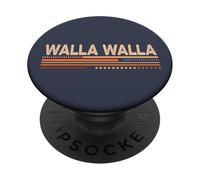 Estilo Vintage de los años 70 de Walla Walla Washington PopSockets PopGrip Adhesivo