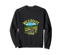Estilo Vintage de Viajes panorámicos y Aventuras en Carretera 1998 Sudadera