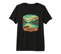 Estilo Vintage Lake Louise Camiseta Premium