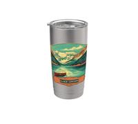 Estilo Vintage Lake Louise Vaso térmico de acero inoxidable de doble pared