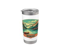 Estilo Vintage Lake Louise Vaso térmico de acero inoxidable de doble pared