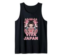 Estilo Viva Japan Cherry Blossom Festival Camiseta sin Mangas