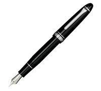 Estilográfica Sailor 1911 Large Silver Series, Negro, Cromo, 11-2024-420