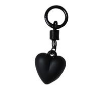 Estilos coreanos Llavero Colgante Llavero Coche Llavero Creativo Bolso Encanto Bolso Encanto Hermoso Corazón Llavero Estilos Coreanos Llavero Bolsa Corazón Llavero Llavero, Negro