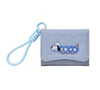 Estilos coreanos Monedero Monedero de cuero PU Cambio Monedero Monedero Precioso Corto Tarjetero Dibujos Animados Salchicha Perros Cartera Dibujos Animados Perro Salchicha Marca Corta Moneda Moneda