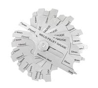 Estilos de levas de alta precisión, medidores de soldadura, sistemas de medición dobles de acero, unidades métricas y reales adecuadas para uso industrial, instrumento de inspección de soldadura de