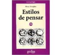 Estilos de pensar (SIN COLECCION)