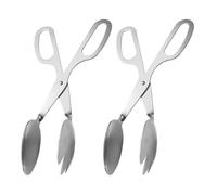 Estilos de tijera ergonómicos Pinzas para servir Diseño de fácil agarre Adecuado para manipulación de alimentos sin esfuerzo Buffets y ensaladas Pinzas para exteriores