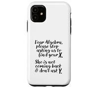Estimada fuente Algebra Cursive Encuentra tu X Texto Negro Carcasa para iPhone 11