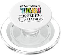 Estimados Padres: Tag: El último día de Clases de los Profesores de You'Re It Love PopSockets PopGrip para MagSafe