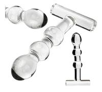 Estimulación del punto G Anal Butt Plug Vagina Juguetes sexuales Consolador de vidrio para adultos de ()