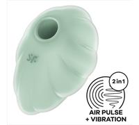 Estimulador clitorial Air Pulse verde Satisfyer Cloud Dancer IPX7, Poids 0.282 Kg, Colores Verde