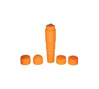 Estimulador con cabezales intercambiables naranja