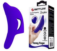 Estimulador de dedo recargable Delphini Pretty Love violeta 10, Poids 0.086 Kg, Colores Púrpura