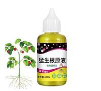 Estimulador de raíces para plantas, estimulador orgánico de raíces, 60 ml | Promotor de crecimiento efectivo orgánico líquido para flores árboles frutales césped jardín interior exterior
